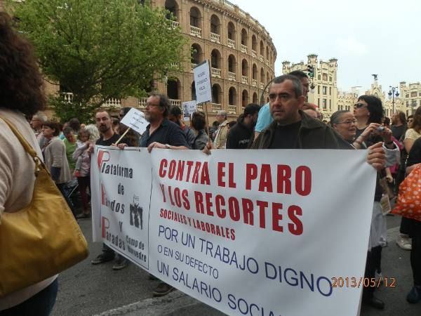 Miembros del colectivo en una manifestaci�n en Valencia. EPDA