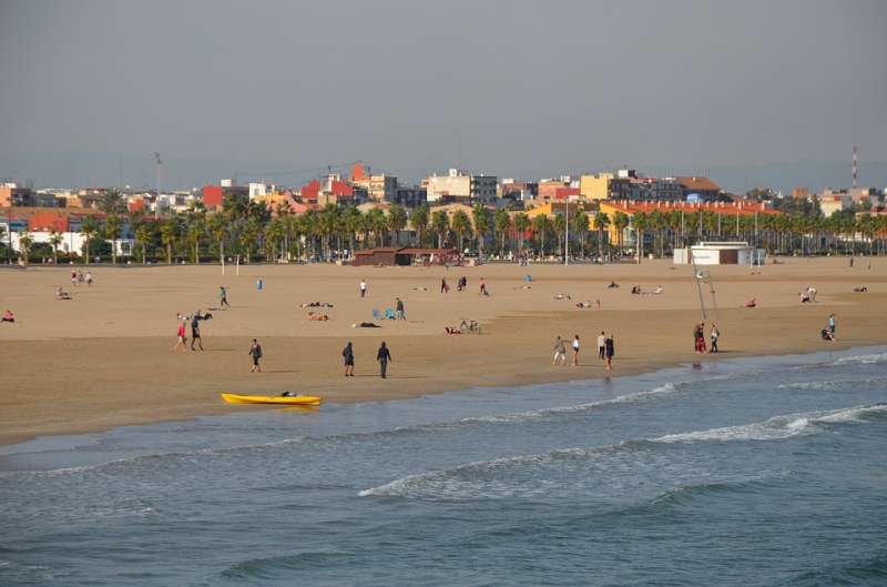 Una de las playas de la Comunitat. EPDA Una de las playas de la Comunitat. EPDA