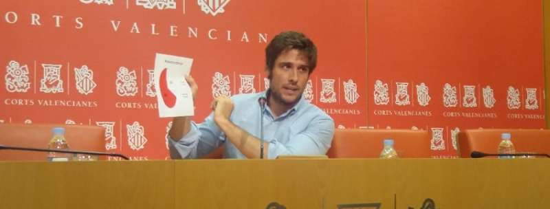 El portavoz de Empleo del Grupo Parlamentario Popular en Les Corts, Juan Carlos Caballero. EPDA. El portavoz de Empleo del Grupo Parlamentario Popular en Les Corts, Juan Carlos Caballero. EPDA.