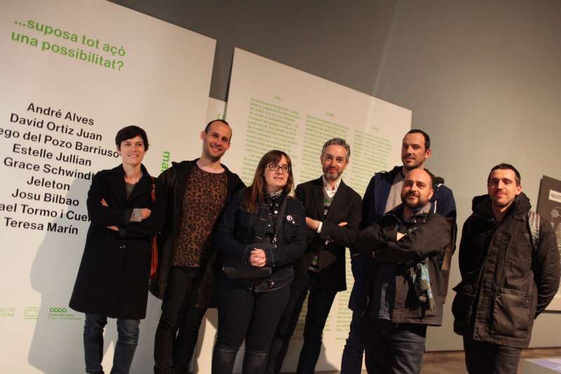 Inauguració de la mostra al Centre del Carme. Inauguració de la mostra al Centre del Carme.