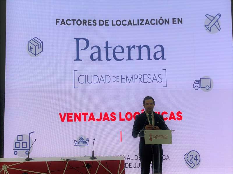 Sagredo durante su intervención en el Salón Internacional de Logística de Barcelona. Sagredo durante su intervención en el Salón Internacional de Logística de Barcelona.