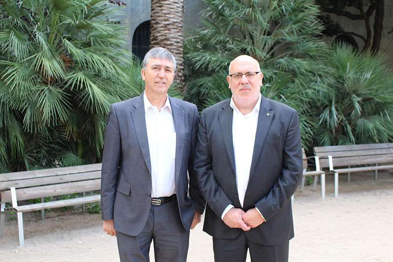 Climent junt al seu homòleg català, Jordi Baiget. EPDA. Climent junt al seu homòleg català, Jordi Baiget. EPDA.