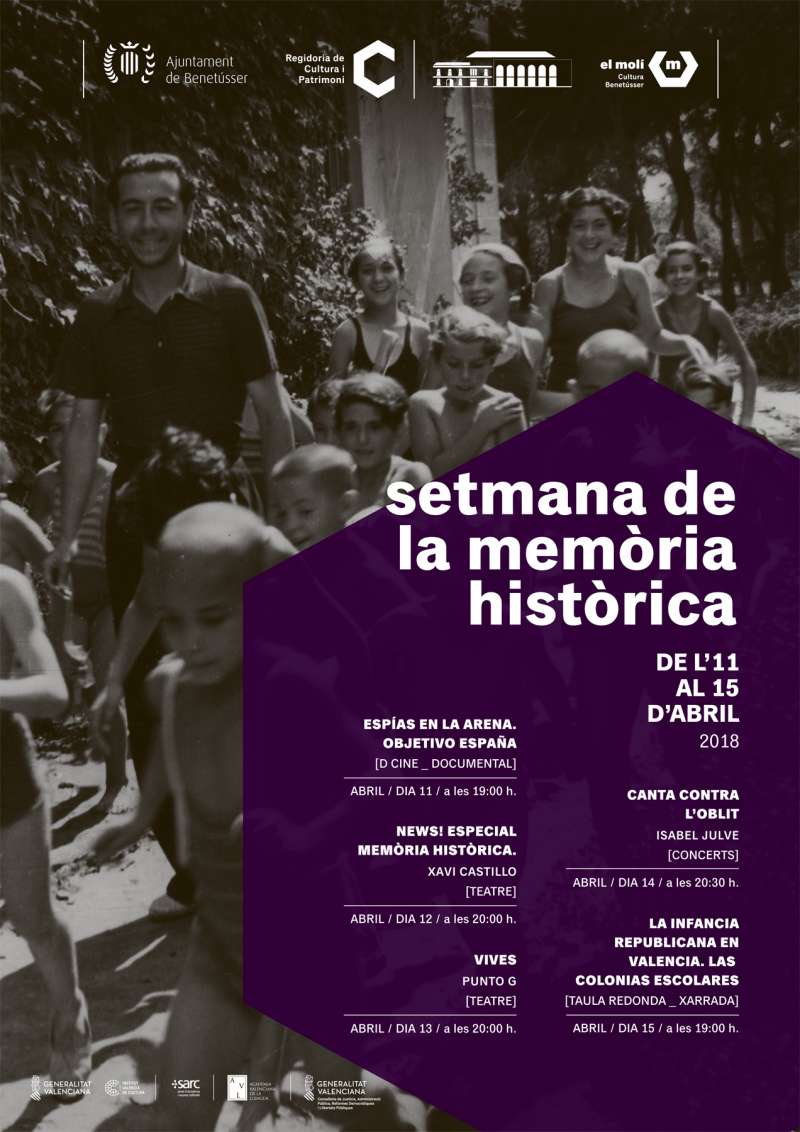 Cartell setmana de la memòria històrica Cartell setmana de la memòria històrica