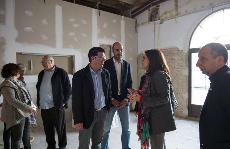 El president de la Diputació, Jorge Rodríguez, durant la visita Carlet el passat mes de març. El president de la Diputació, Jorge Rodríguez, durant la visita Carlet el passat mes de març.