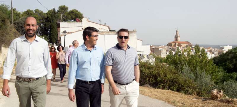Jorge Rodríguez i Pablo Seguí en una visita a Enguera, a La Canal de Navarrés. Jorge Rodríguez i Pablo Seguí en una visita a Enguera, a La Canal de Navarrés.