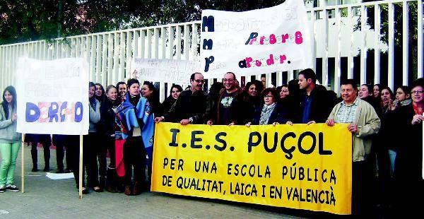 Concentraci�n del instituto de Pu�ol. EPDA