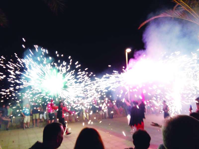 Correfoc de la Noche de San Juan. EPDA Correfoc de la Noche de San Juan. EPDA