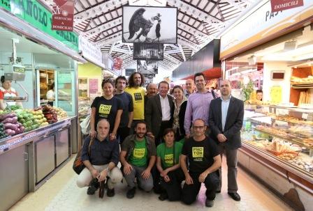 Penya d?amics i amigues del Mercat Central. Foto EPDA Penya d?amics i amigues del Mercat Central. Foto EPDA
