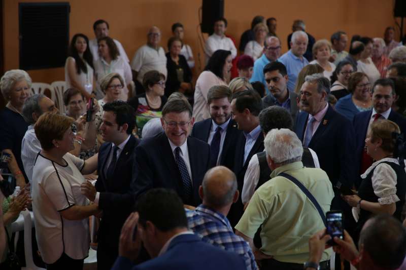 El president de la Generalitat, Ximo Puig, en la celebración. EPDA El president de la Generalitat, Ximo Puig, en la celebración. EPDA