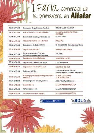 Alfafar tiene todo listo para la celebración de su I Feria Comercial de Primavera