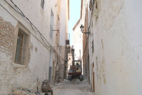 Imagen de la calle Enjou de Sagunto. EPDA