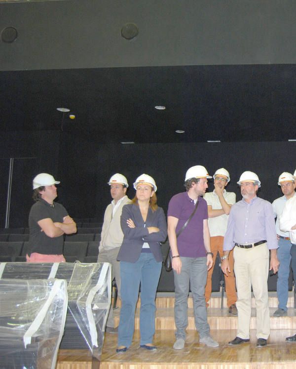 Visita a las obras del Centro de Cultura Mario Monreal de Sagunto. EPDA