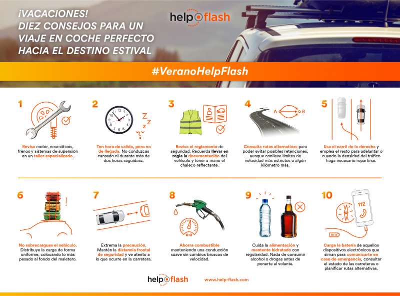Diez consejos para un viaje en coche perfecto hacia el destino estival. Diez consejos para un viaje en coche perfecto hacia el destino estival.