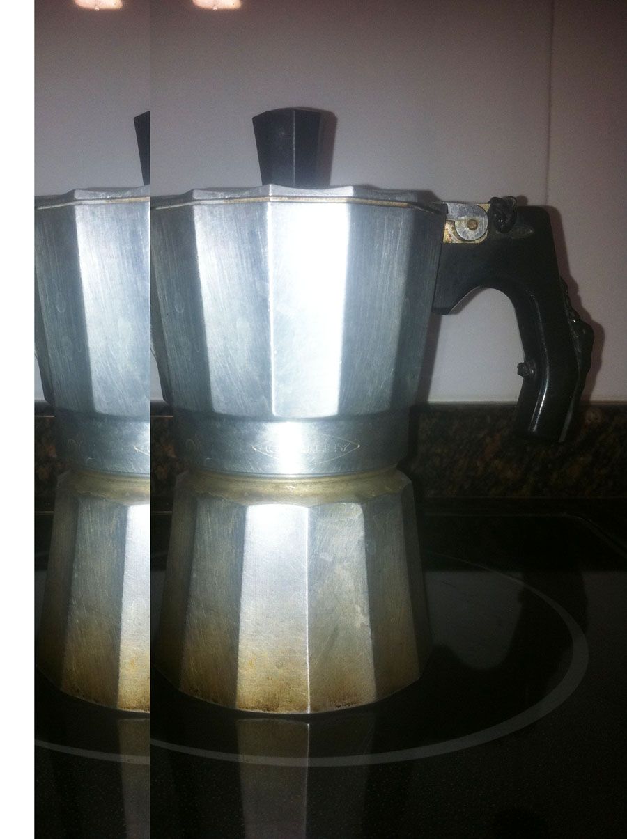 Efectivamente, una cafetera. FOTO EPDA