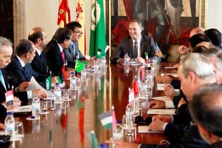 Audi�ncia amb el grup d