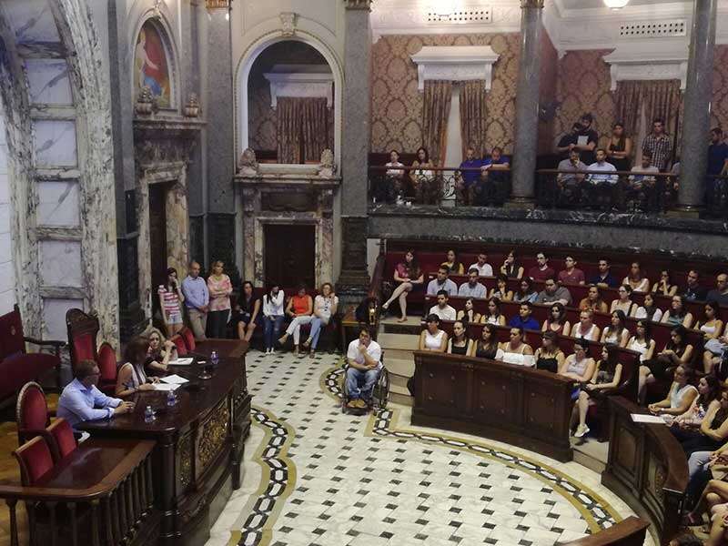 Recepció dels joves a l Recepció dels joves a l