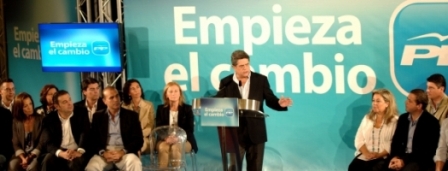 Federico Trillo es el cabeza de la lista del PP de la provincia de Alicante para el Congreso de los Diputados. Foto ppcv.com