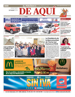 Horta Sud edición del 27 09 2019