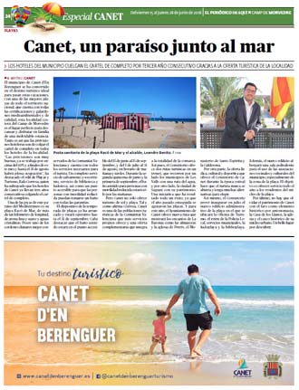 edición pdf 1 Junio 2018 Especial playas Canet de Berenguer