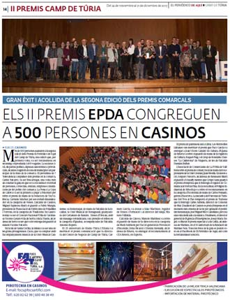 edición pdf 24 Noviembre 2017 Especial Premios Camp de Túria 2017