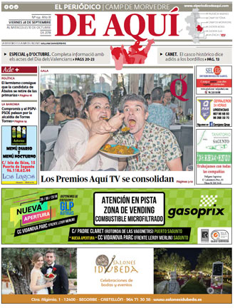 edición pdf 28 Septiembre 2018 Camp de Morvedre