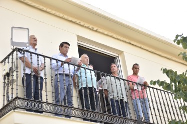 Galería gráfica de El alcalde de Ontinyent, Jorge Rodríguez, pregonero de las fiestas en Beniatjar