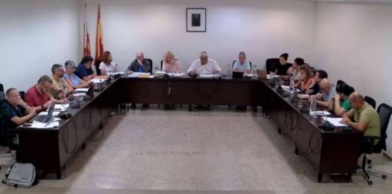 Vista del pleno de Meliana. EPDA