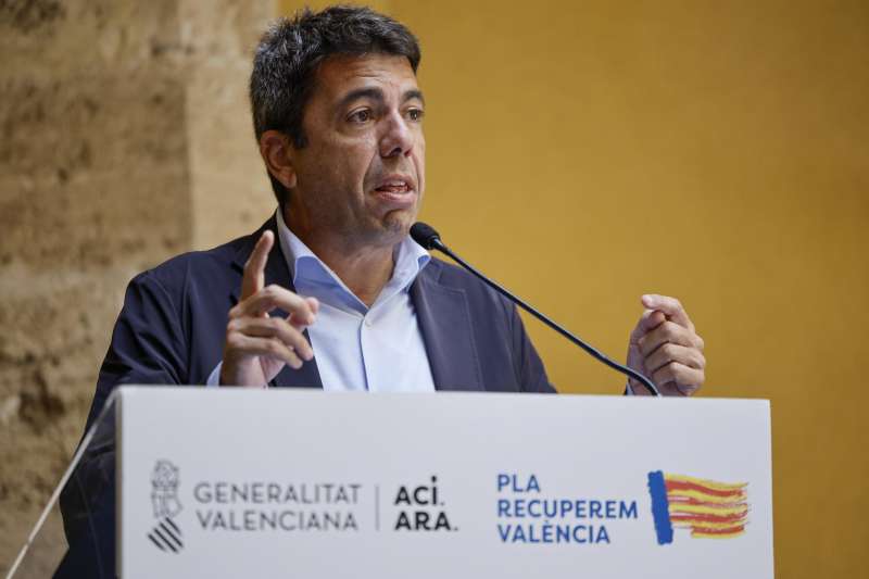 El president de la Generalitat, Carlos Mazn. EFEBiel Alio
