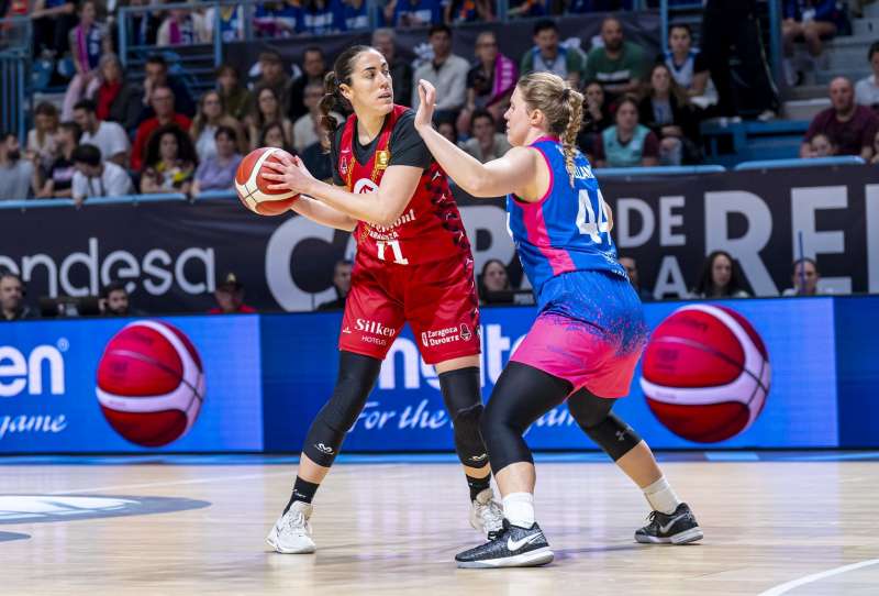 Vega Gimeno durante un partido de la Copa de la Reina./FOTO: FEB