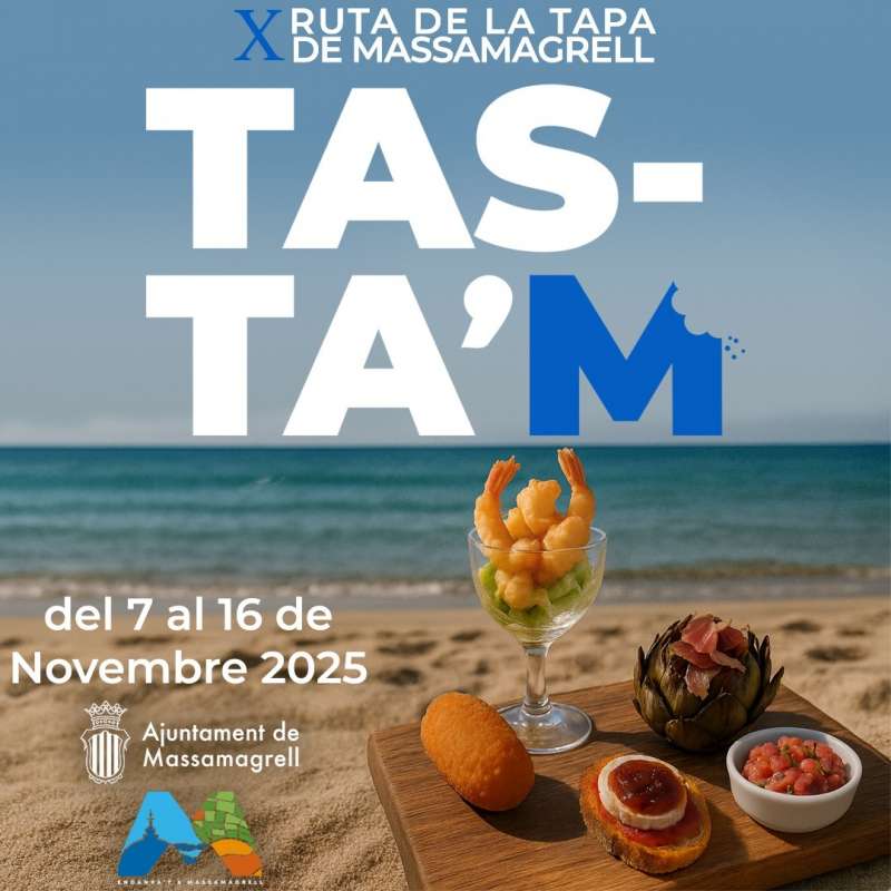 El cartel anunciador de la nueva ruta de la tapa. EPDA