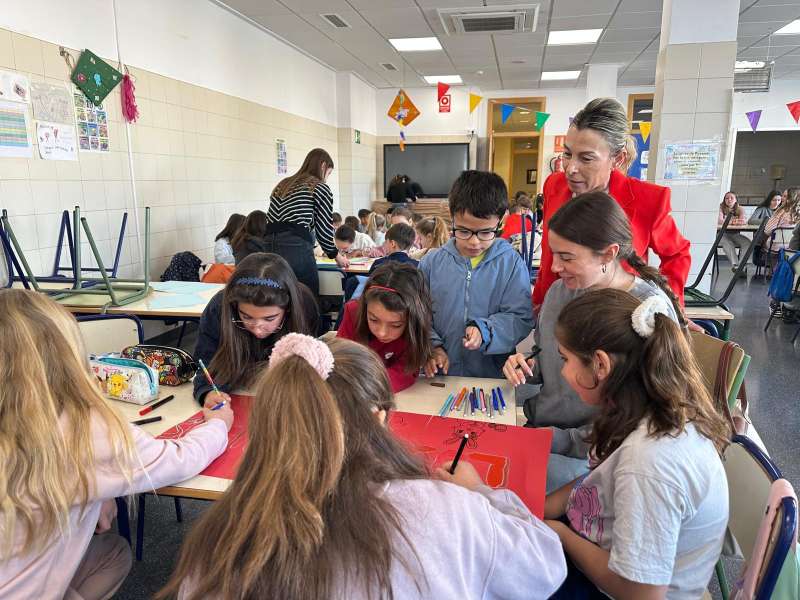 La concejala de Benaguasil, Rosa Cervera, en la jornada inaugural del Campus de Pascua. EPDA