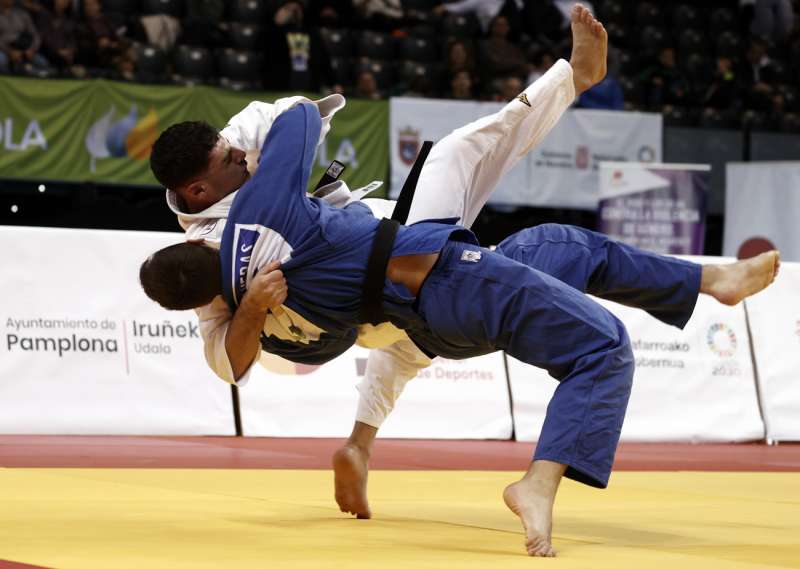 Combate del campeonato de España de judo, una de las federaciones que estudia participar en el Centro de Alto Rendimiento en La Nucía. EFE/ Jesús Diges/ARCHIVO
