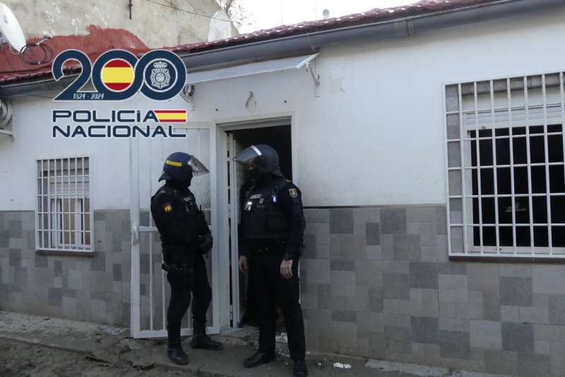 Imagen del operativo. EFE/Policía Nacional
