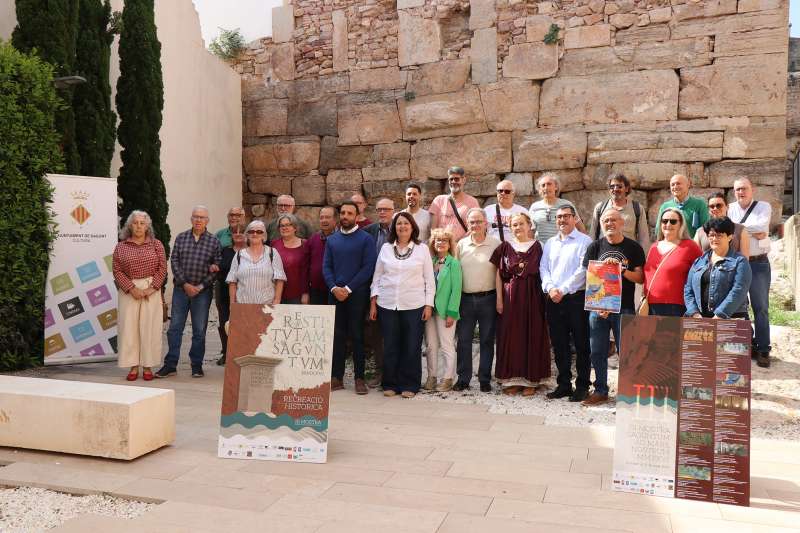 La presentaci�n de la III Mostra Saguntum ad Mare Nostrum.  EPDA