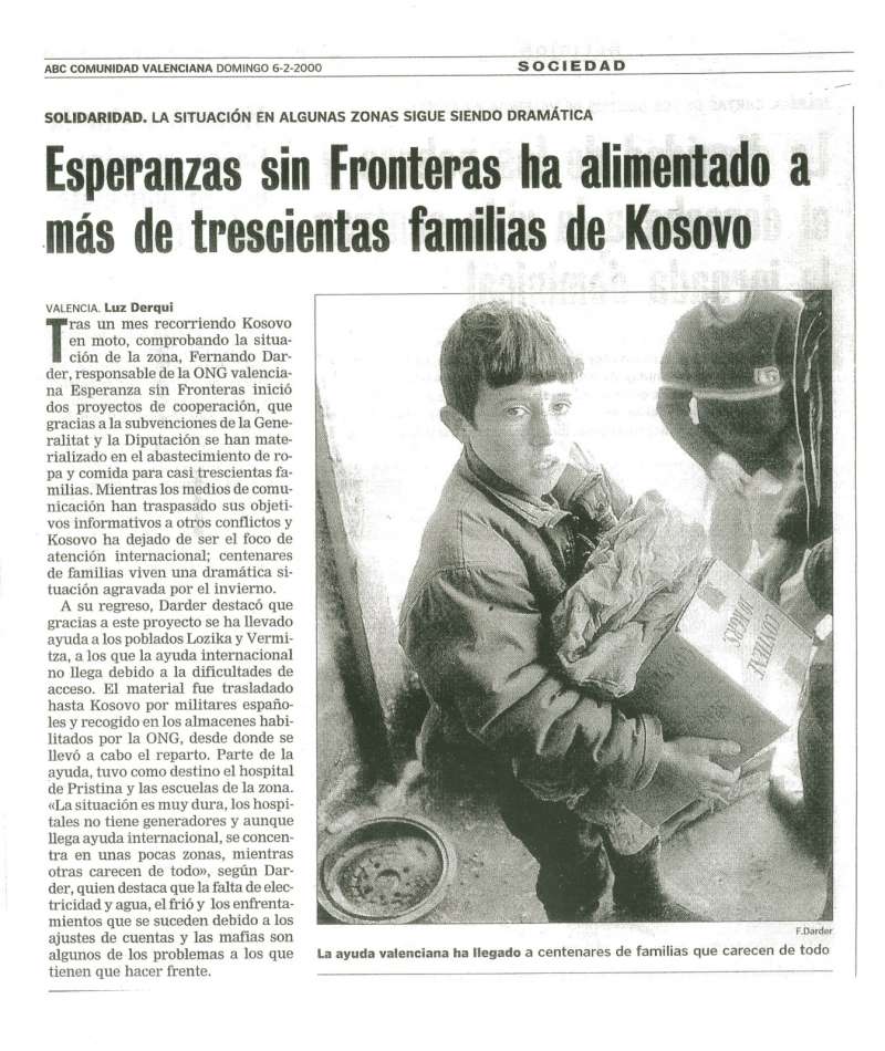 Recorte de prensa de 1988. /Fernando Darder