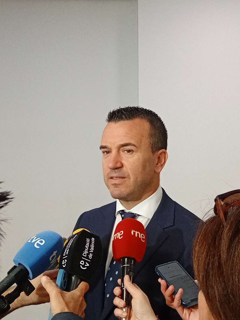 Vicent Momp durante su intervencin antes de la inauguracin de  del curso para instruir a los ayuntamientos en gestin de catstrofes.EPDA