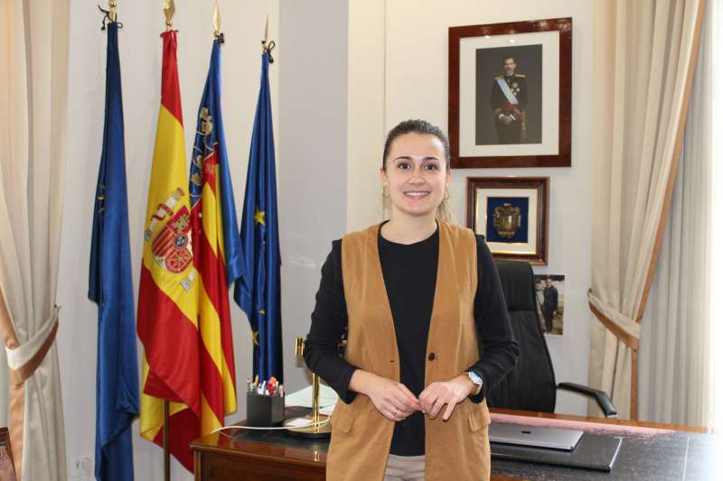 Tania Baños, alcaldesa de la Vall d