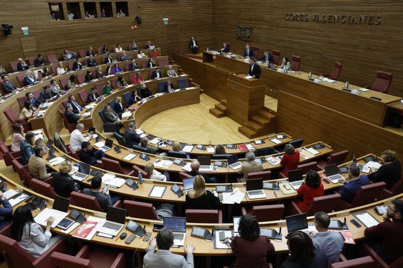 Imagen de archivo del pleno de Les Corts EPDA