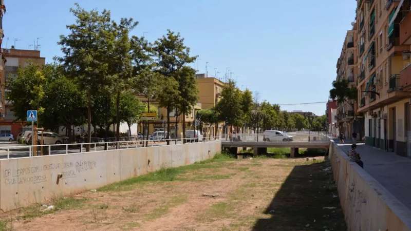 Imagen de archivo del barranco de la Saleta de Aldaia.EPDA