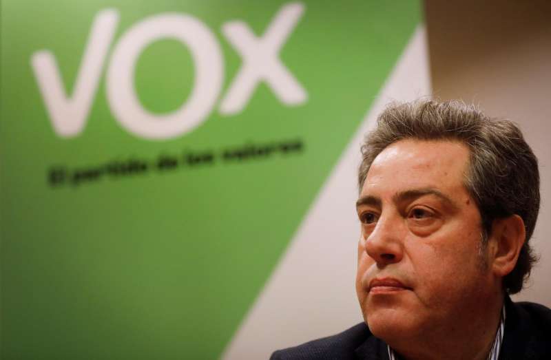 El síndic de Vox en Les Corts Valencianes, José María Llanos. EFE/Kai Försterling/Archivo
