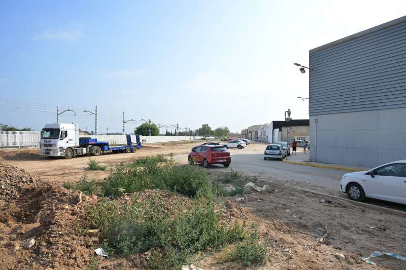 El carrer Jos Segrelles, en el polgon industrial LEstaci. EPDA