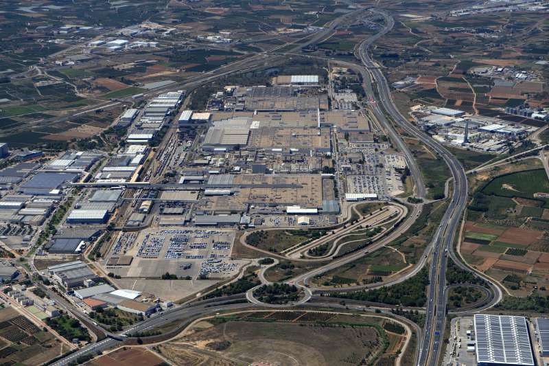Parcel·la industrial on se situa actualment la factoria de Ford a Almussafes./EPDA