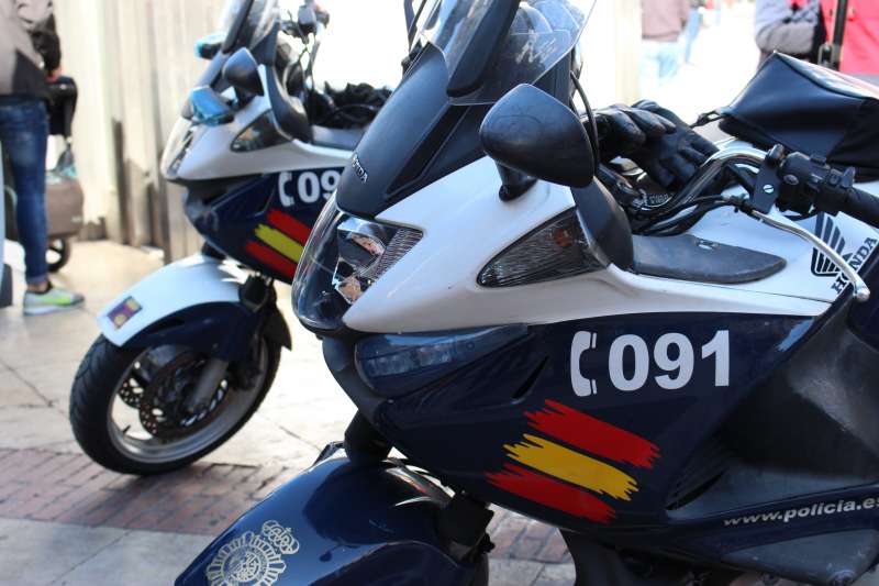 Imagen de archivo, motos de la Policía Nacional. /EPDA