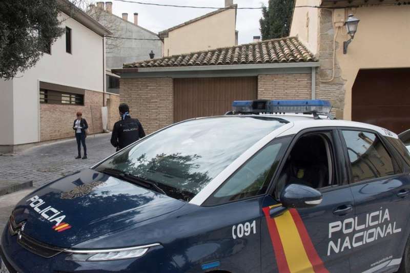 Imagen de archivo de un dispositivo policial. EFE/ Javier Blasco