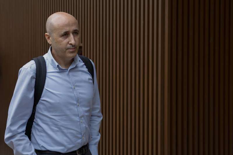 El presidente de la Confederacin Hidrogrfica del Jcar (CHJ), Miguel Polo, a su llegada este viernes a los juzgados de Catarroja. EFEAna Escobar