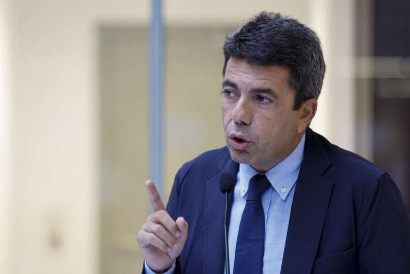 El president en funciones de la Generalitat, Carlos Mazn. EFEAna EscobarArchivo