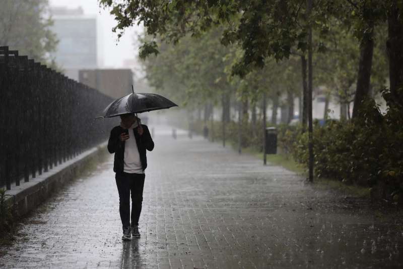 Lluvias en la Comunitat Valenciana. EFE/Ana Escobar
