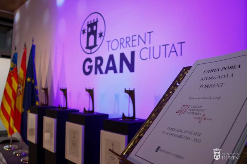 Los premios Carta de Poblament de Torrent. EPDA