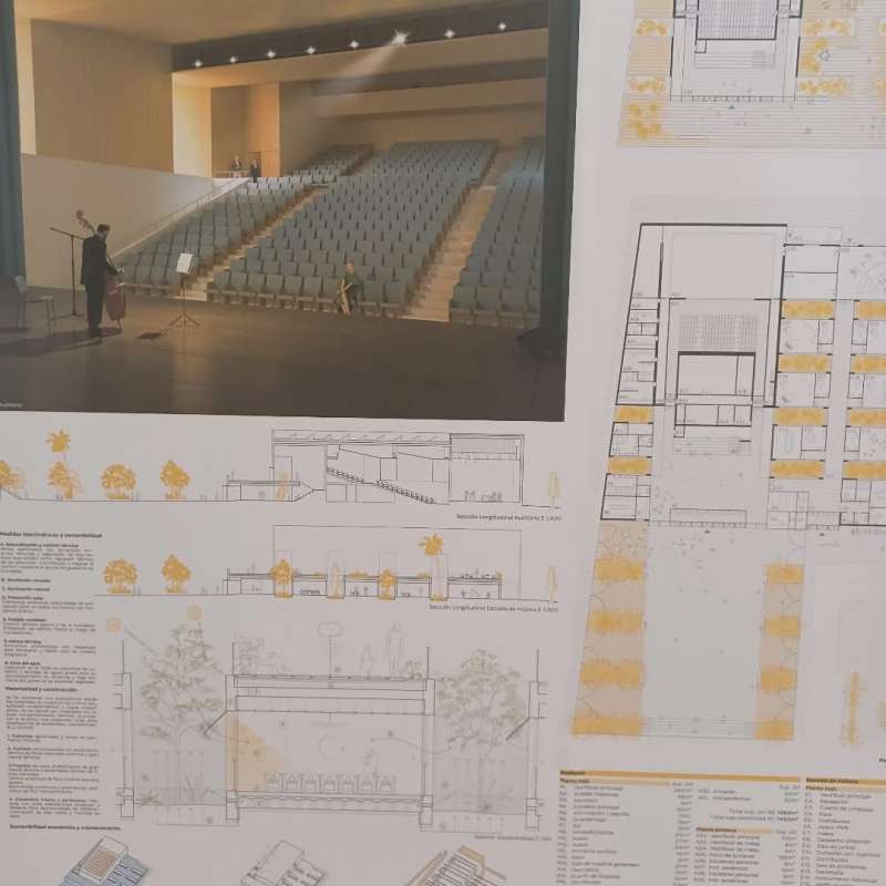 Plnol del projecte de lauditori municipal de La Pobla de Farnals.EPDA