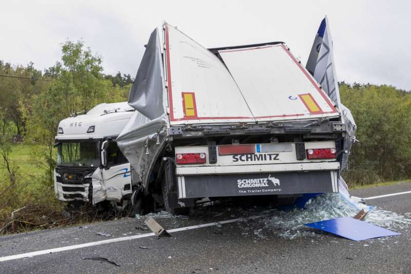 Imagen de archivo de un accidente de camión. /EPDA